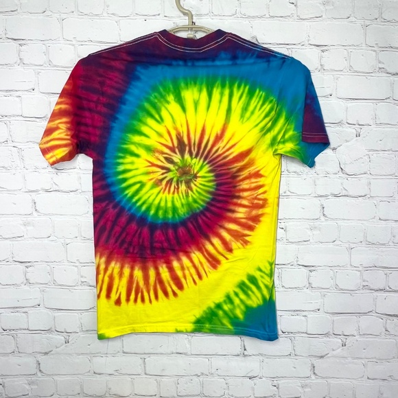 🔥2/$10 |•HANES•| Heavyweight Cotton Tie Dye T-shirt Adult Medium - Picture 4 of 4